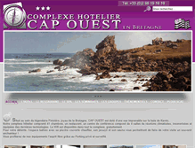 Tablet Screenshot of hotelcapouest.com
